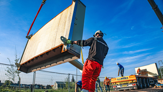 Fietsbrug Menen © De Vlaamse Waterweg / Westshot 