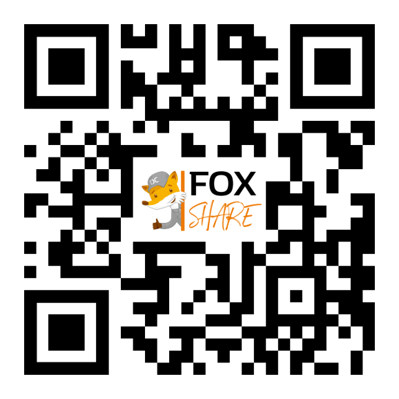 QR-code fox share